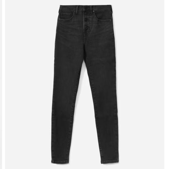 Everlane Authentic Stretch High-Rise Skinny Button Fly Jeans 26 Washed B… - Picture 8 of 8